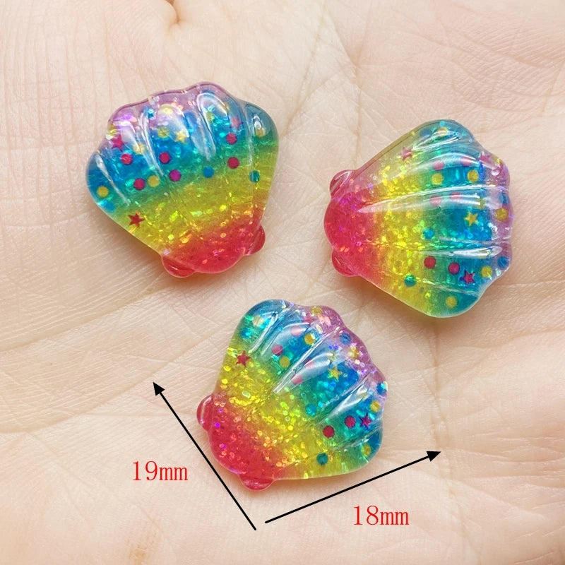 Ocean Series Resin Cabochons Set
