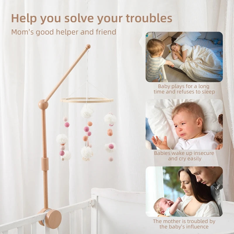 Baby Rattle Crib Mobile Bracket
